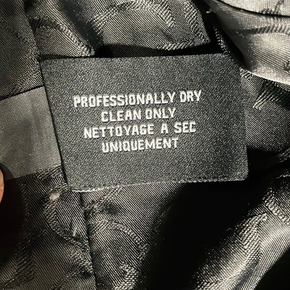 GUESS women’s black collared wool pea coat in US size Small - Picture 6 of 8